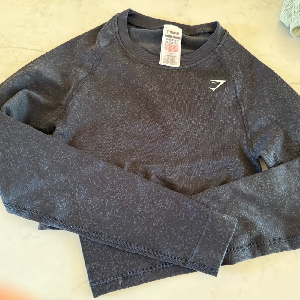Gymshark Charcoal Speckled Crew Neck